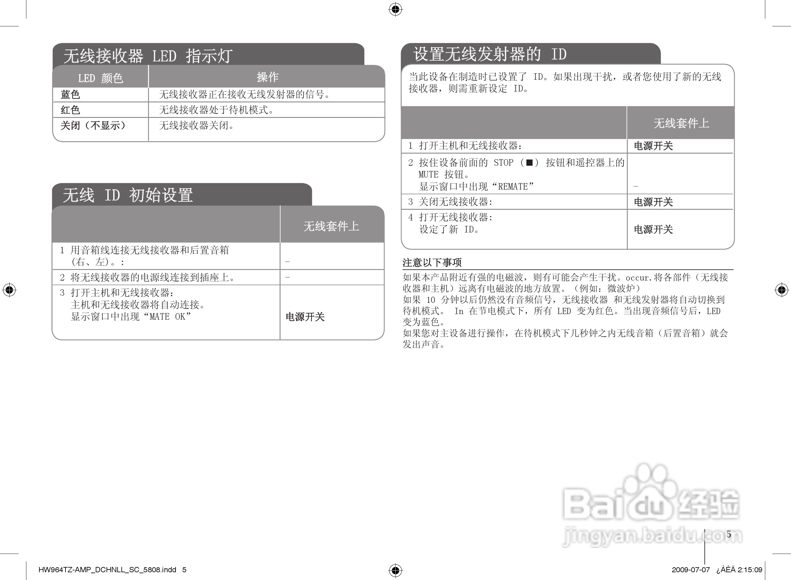 LG HW964TZ家庭影院使用说明书:[1]