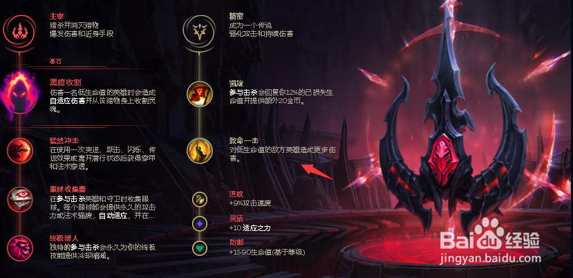 新版狮子狗傲之追猎者符文天赋怎么带