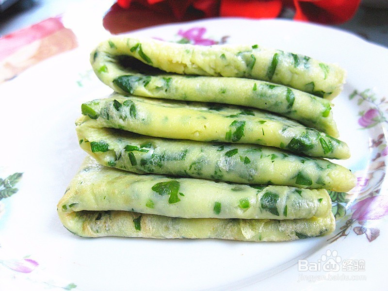 芹香鸡蛋薄饼