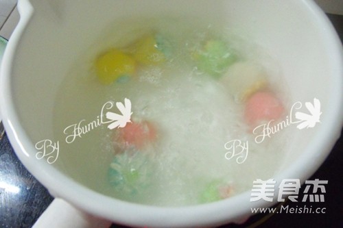花汤圆的家常做法