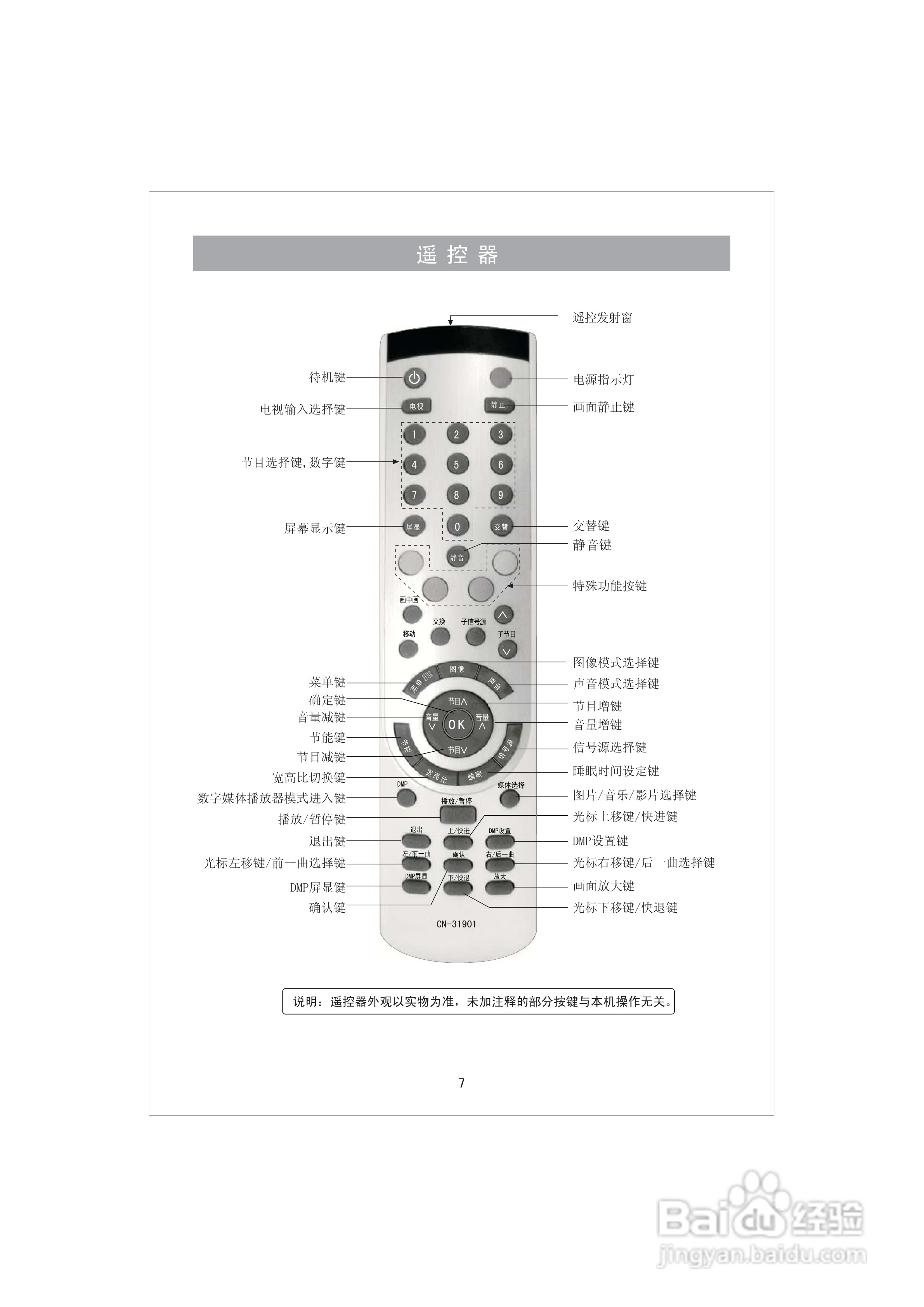 海信TLM4007U液晶彩电使用说明书:[1]