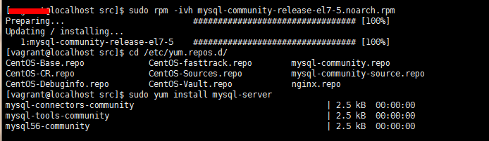 centos7下安装mysql