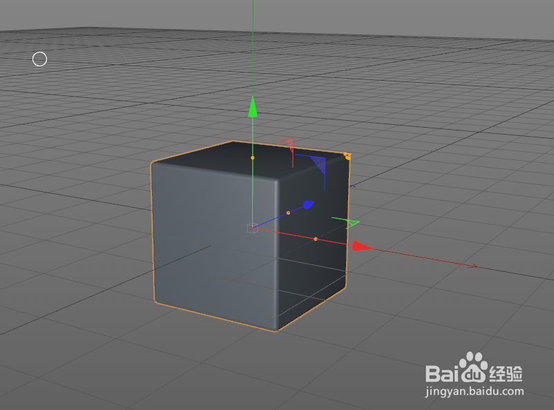 C4D如何给正方体添加倒角