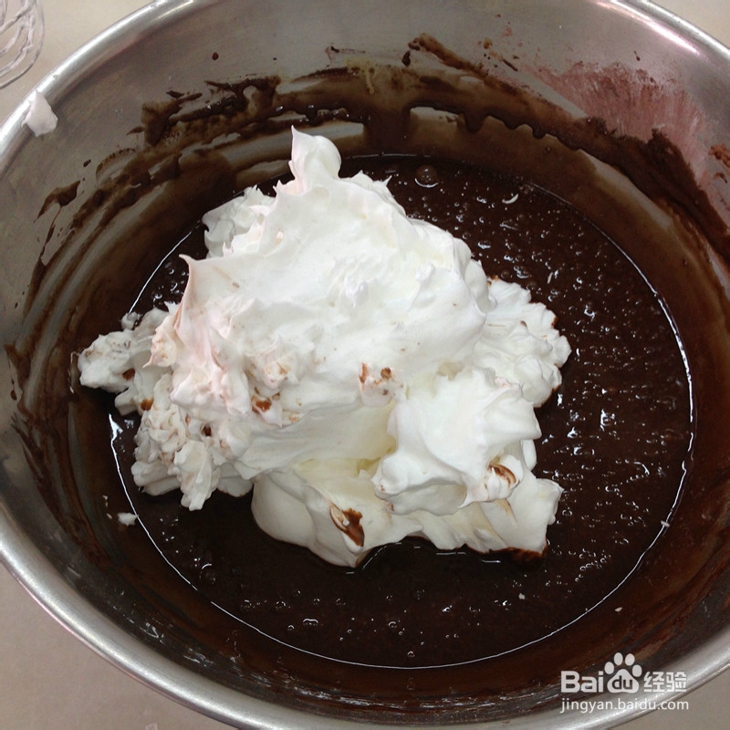 巧克力戚风蛋糕的做法 海绵蛋糕 烤箱烤蛋糕