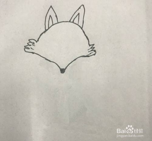 如何画狡猾的狐狸简笔画