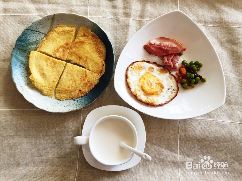 暖心早餐~奶香鸡蛋饼