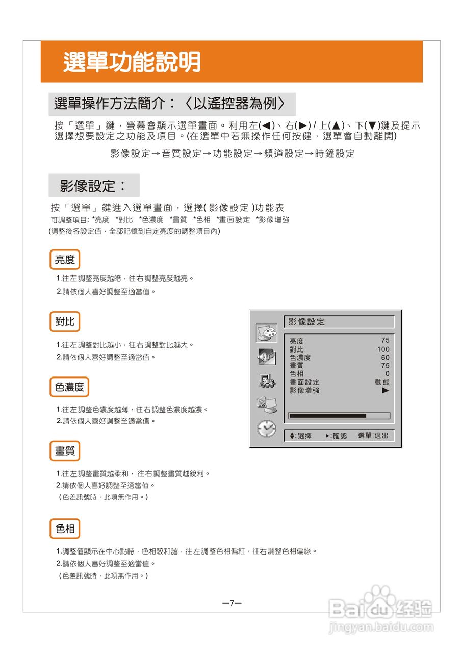 歌林HCT-H296型数位倍频电视机使用说明书:[1]