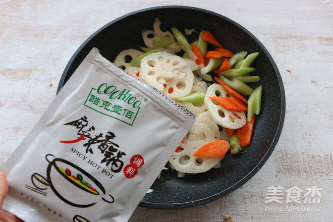 干锅藕片的做法