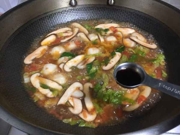 番茄白菜鱼丸汤