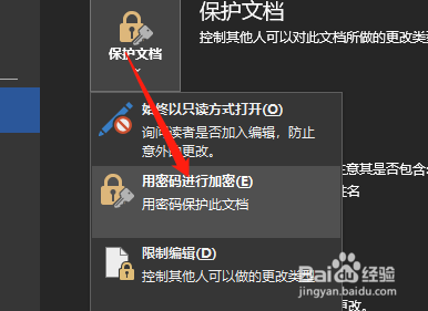 Word2019如何加密文档