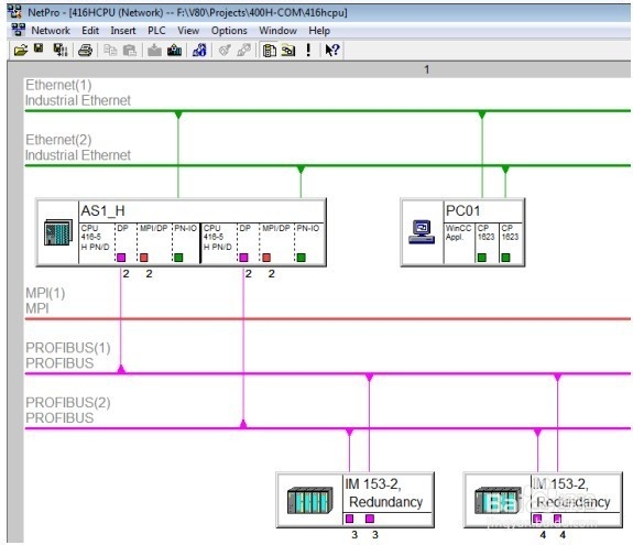 S7-400H集成PROFINET 口容错链接图文教程