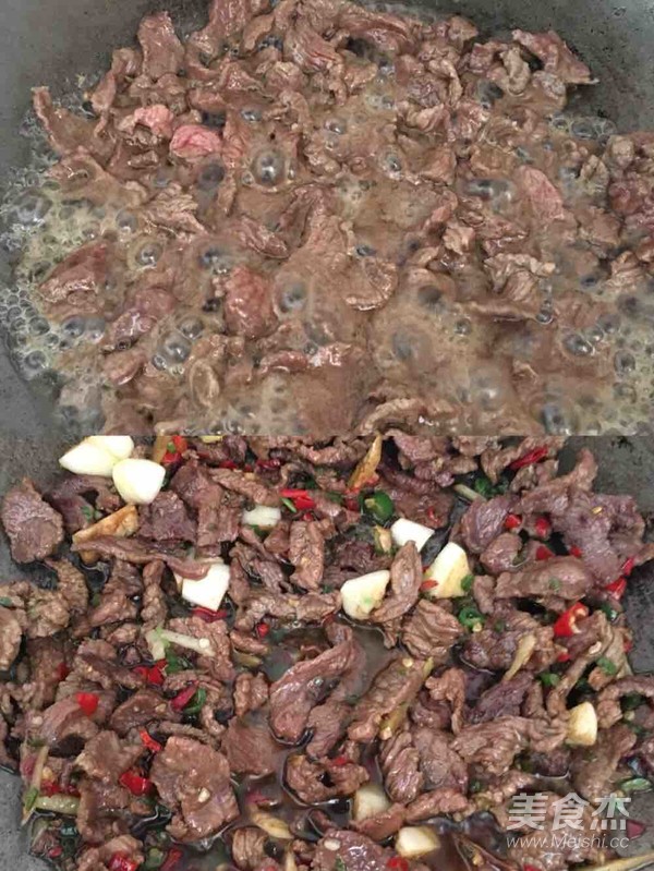 小炒黄牛肉的做法