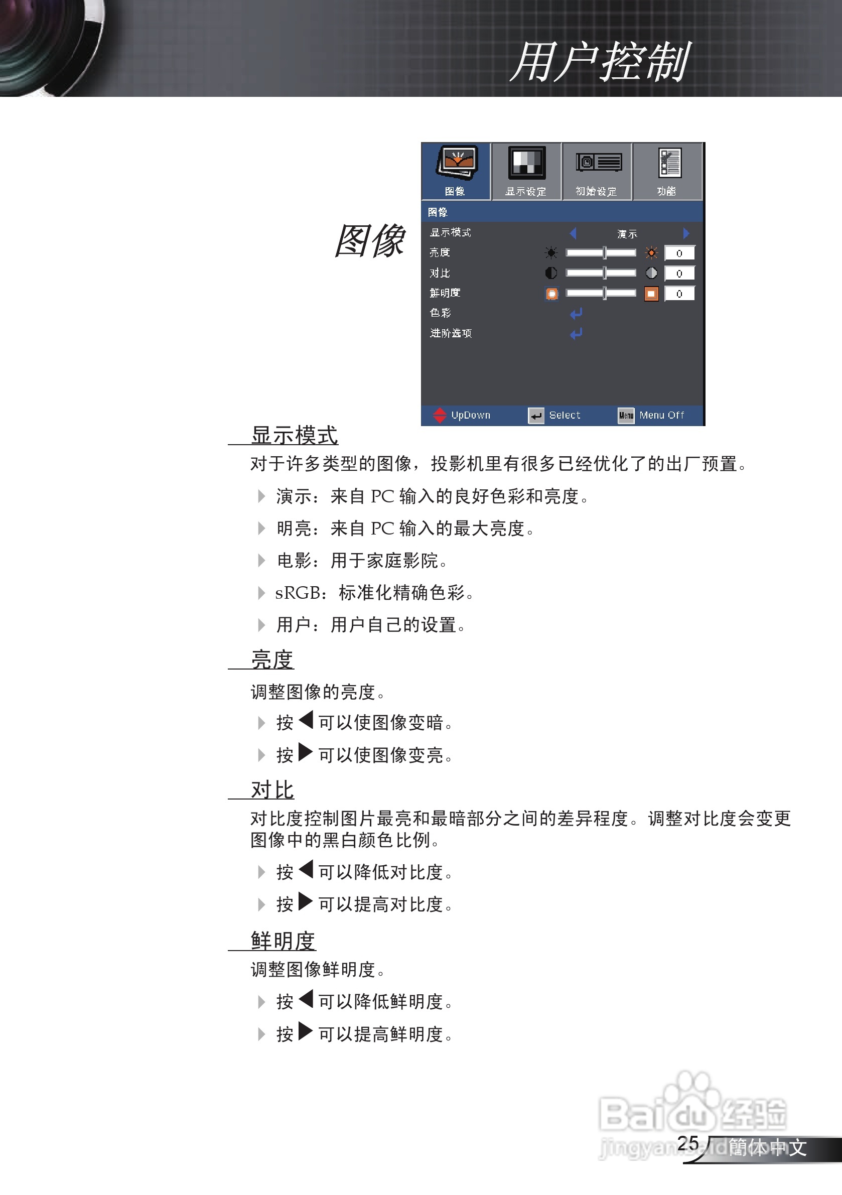 奥图玛投影机EP761型说明书:[3]