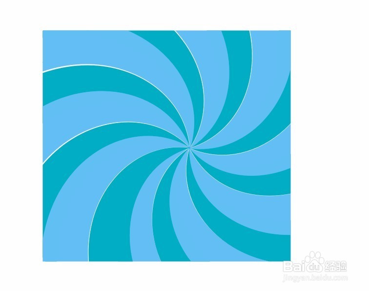 CDR绘制优雅的旋转图形。