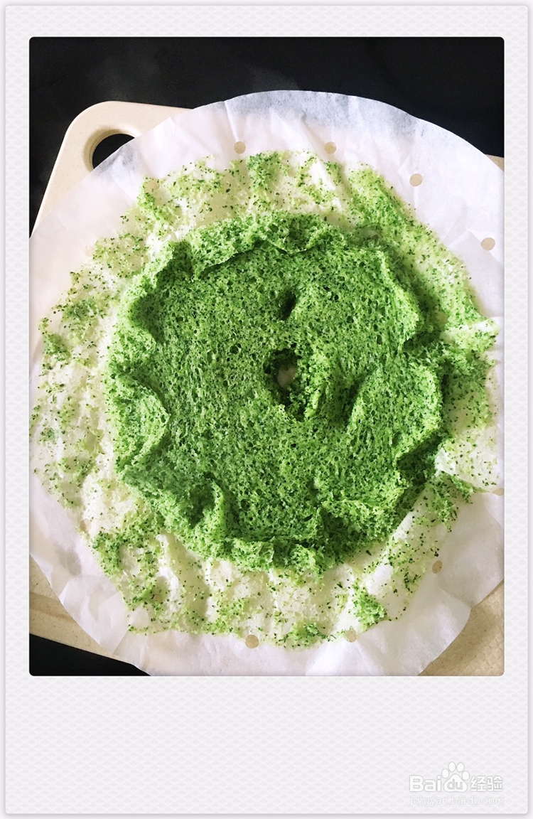 养生美味菠菜山药糕