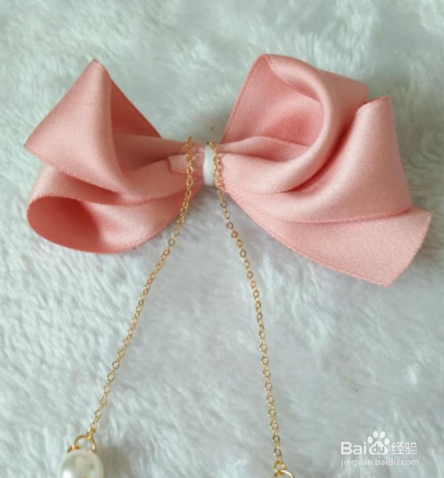 手工制作流苏蝴蝶结发夹