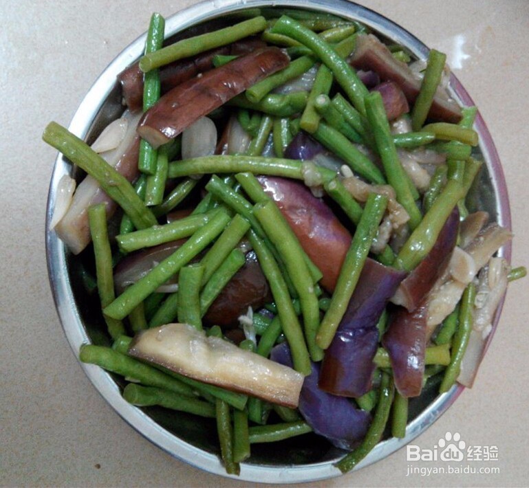 干煸茄子豆角