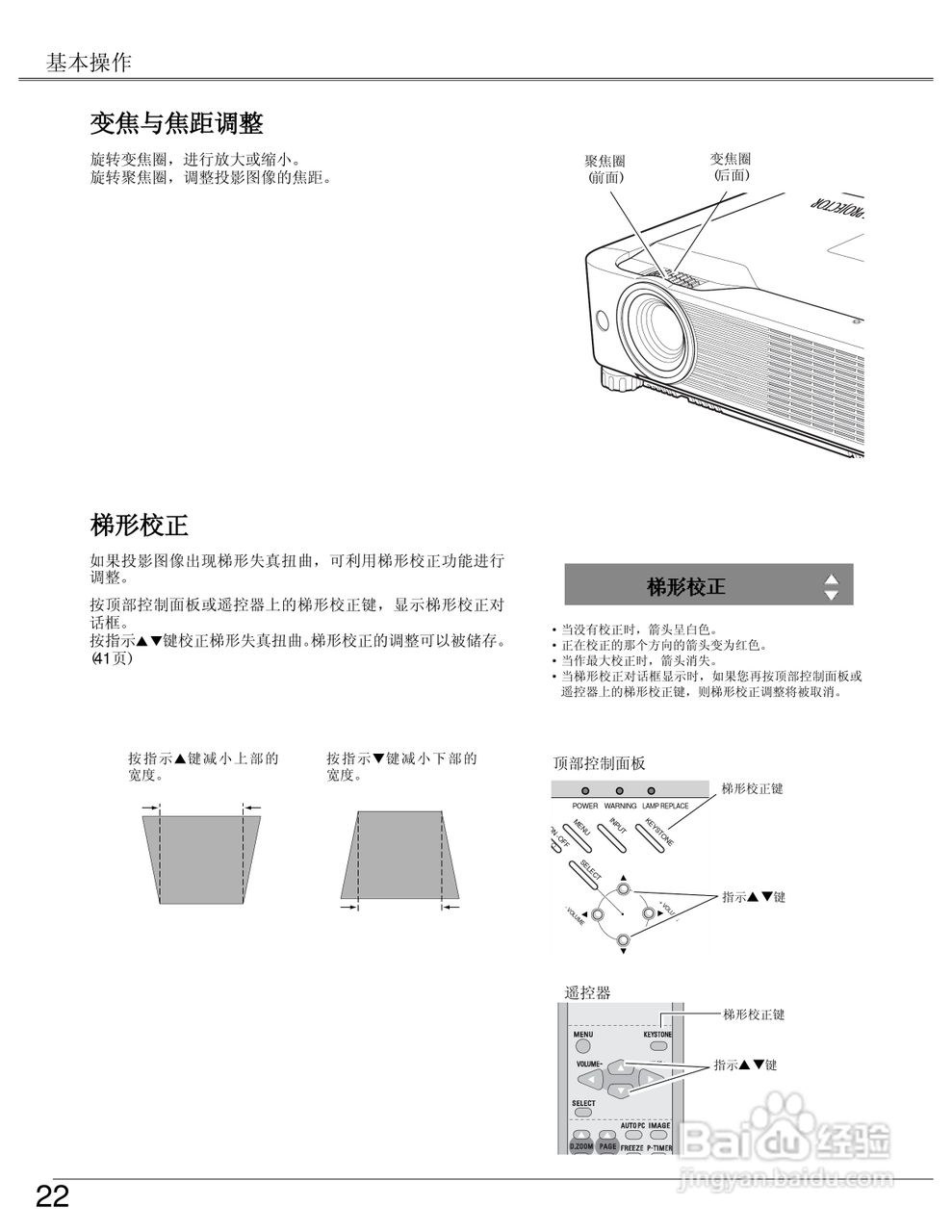 EIKI爱其 LC-SB22I投影机说明书:[3]