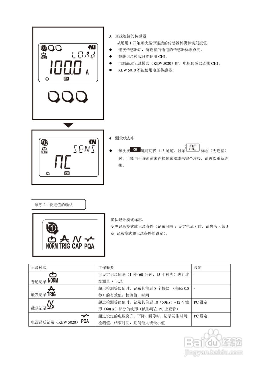 KYORITSU 负荷记录仪KEW5010/5020 使用说明书:[1]