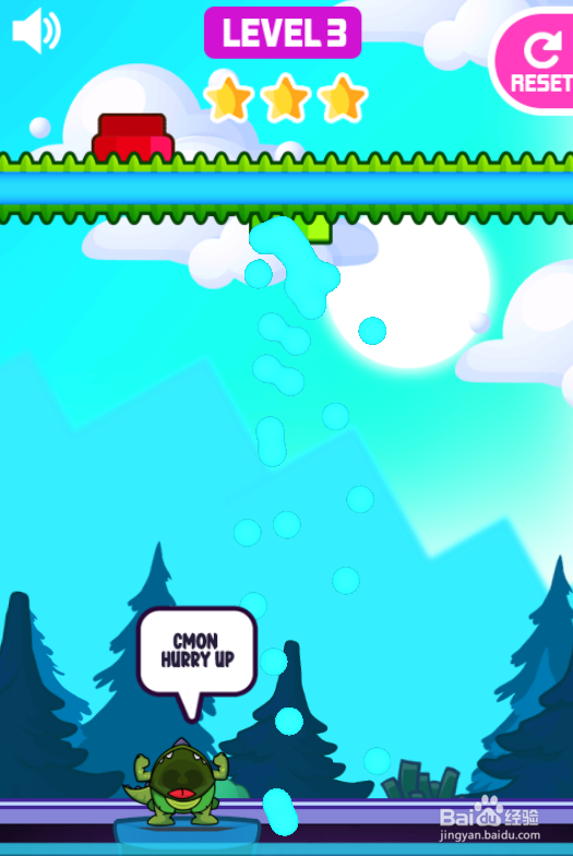Where's The Water里的Level 3怎样通关