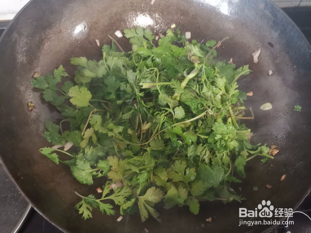 猪肉丝炒香菜段