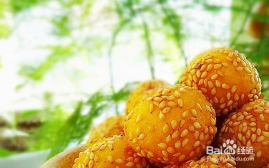 南瓜芝麻球的做法