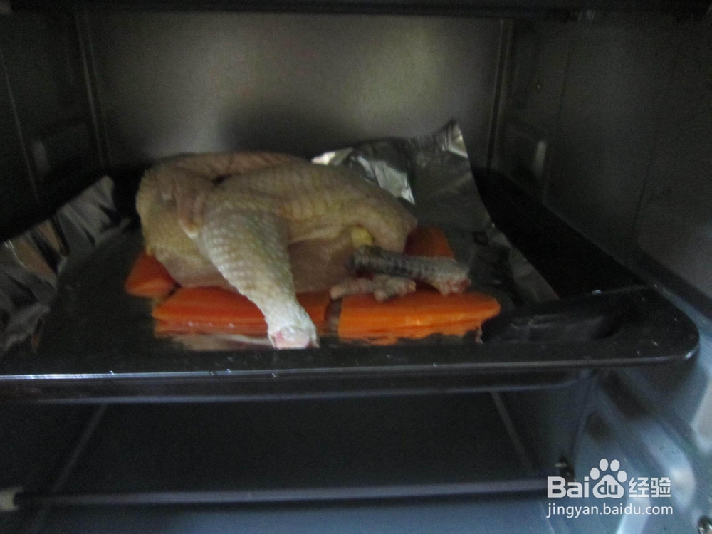 烤箱版客家盐焗鸡