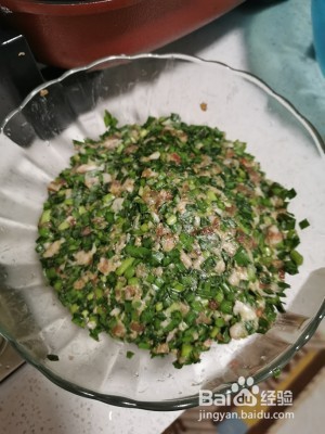 养生食补韭菜猪肉馅饺子