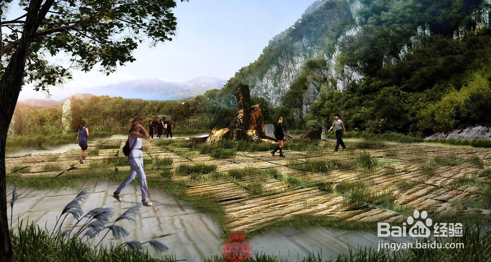 怎样才能让建筑物景点很好的展示、