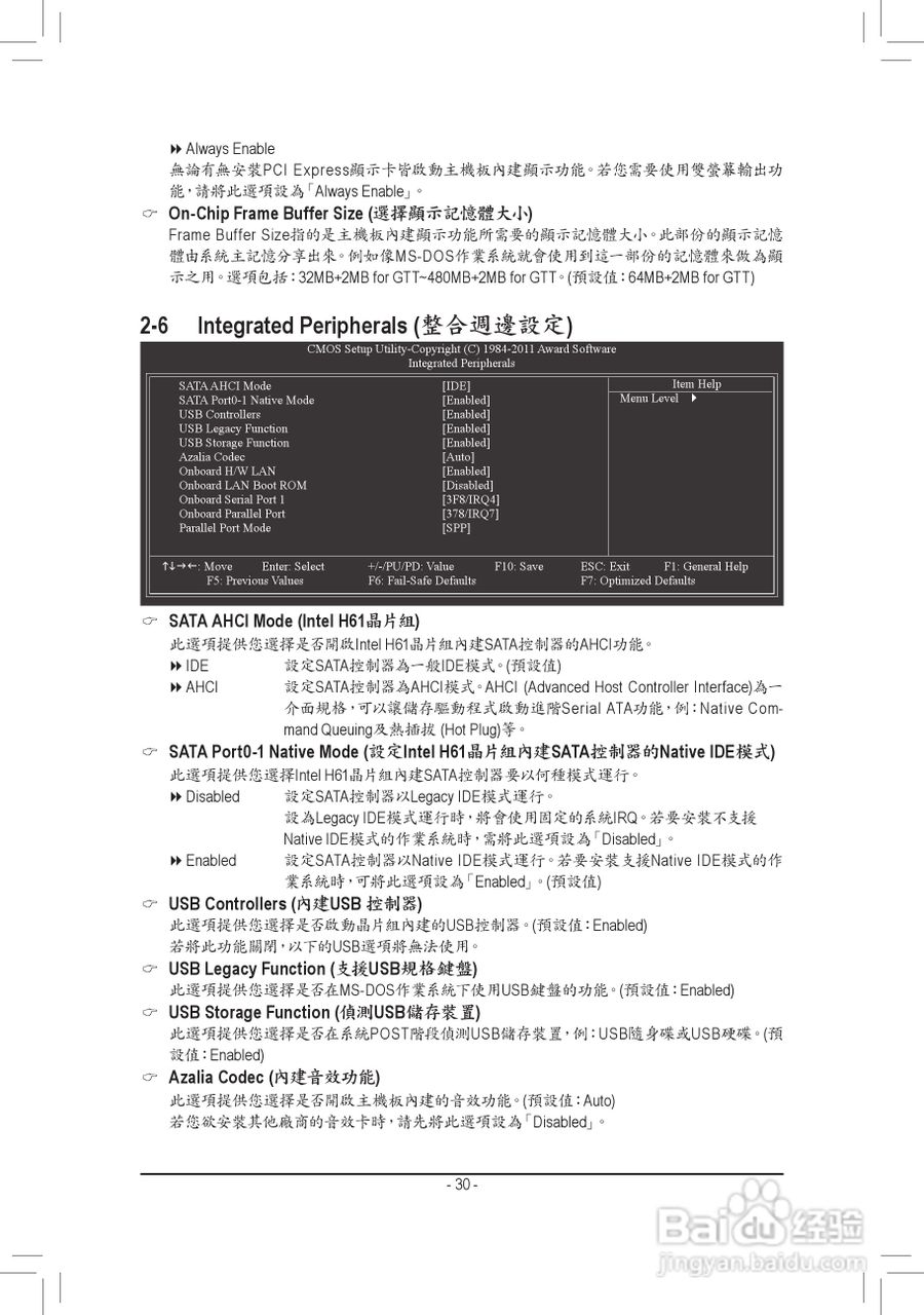 技嘉 GA-H61M-S2P-B3主板使用手册:[3]