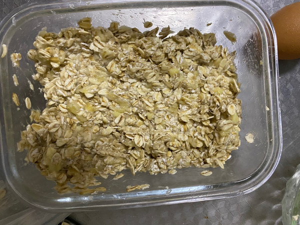 香蕉红薯燕麦派