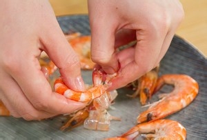 清凉柠檬虾的做法