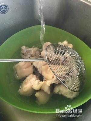 雪豆蹄花怎么做