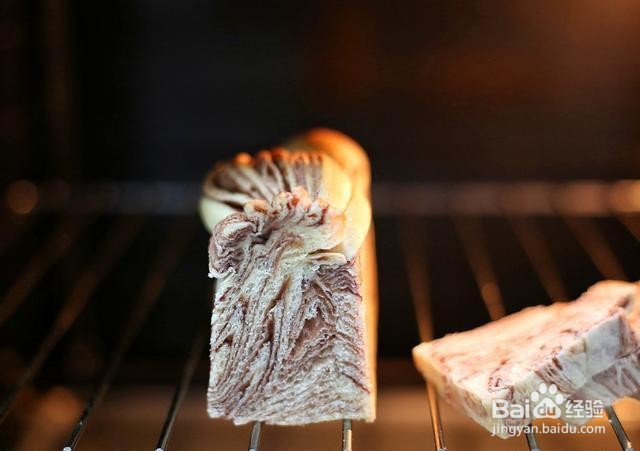 家庭自制豆沙大理石纹迷你吐司