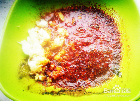 酸辣玉米面搅团