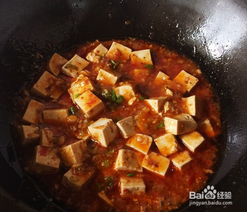 麻婆豆腐的做法