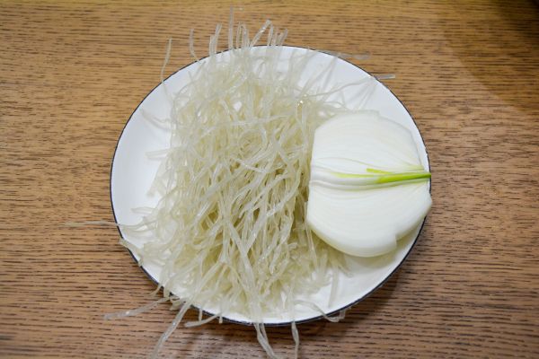 红烧大虾洋葱粉条