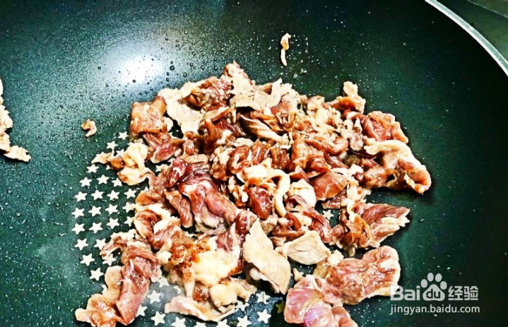 家常菜:蒜苗炒牛肉
