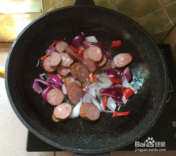 小炒红肠的做法