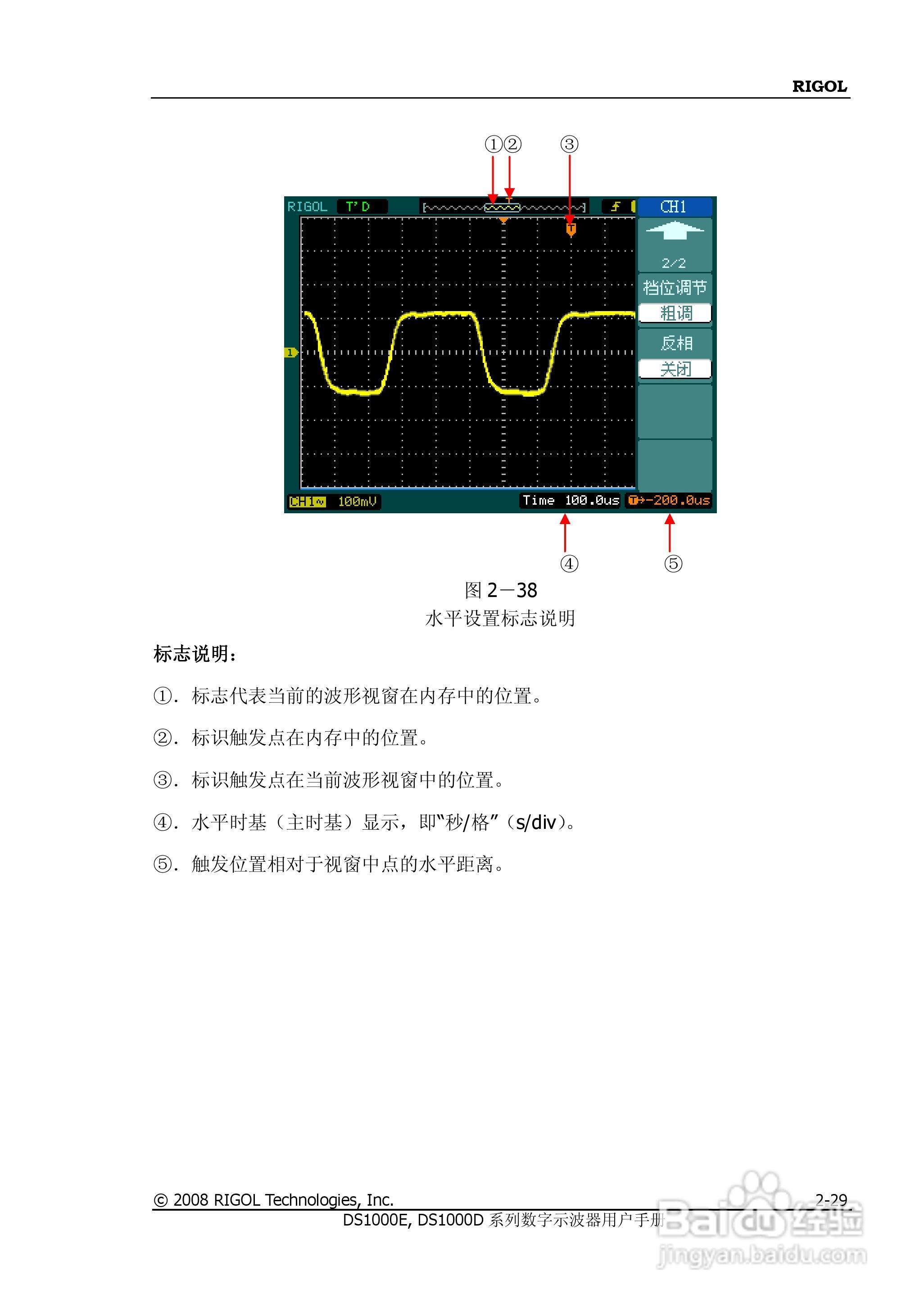 RIGOL数字示波器 DS1000E/DS1000D 用户手册:[6]