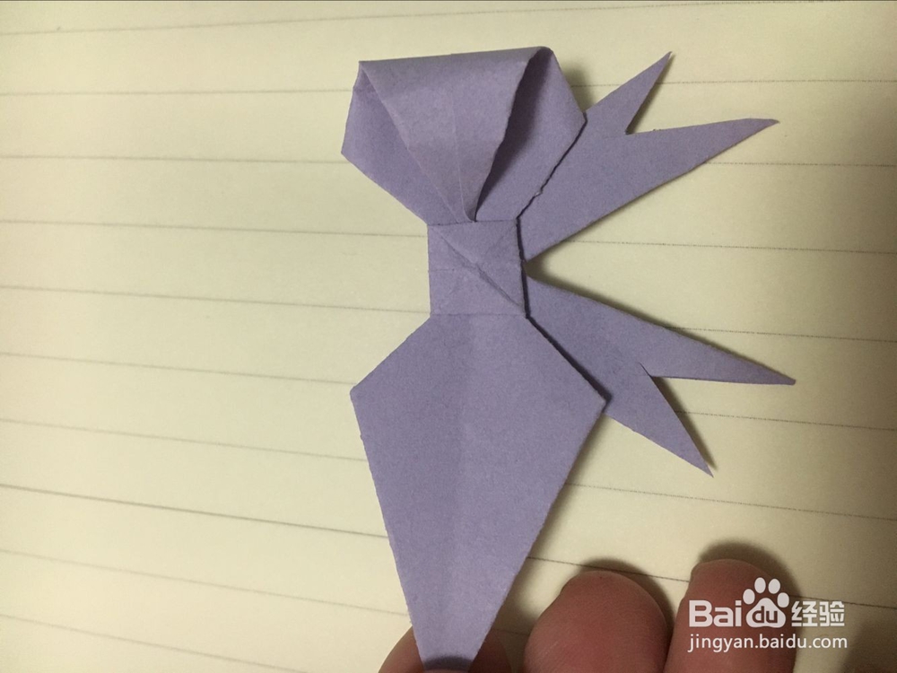 蝴蝶结的手工折纸方法