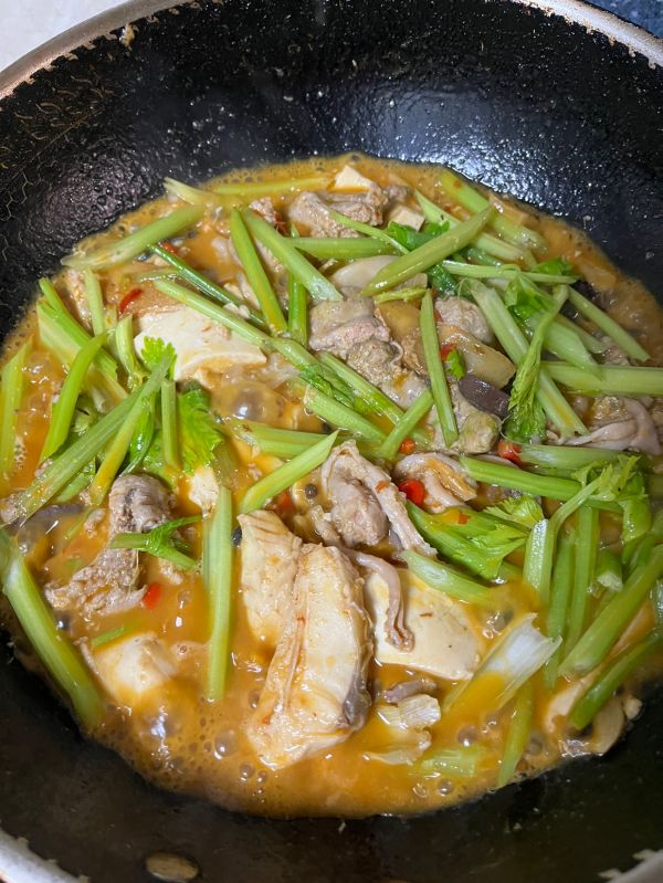 家常草鱼烧豆腐