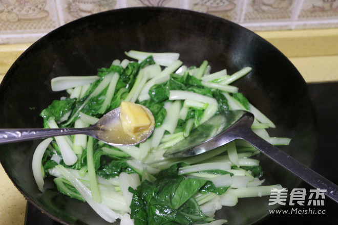 蒜蓉腐乳小白菜