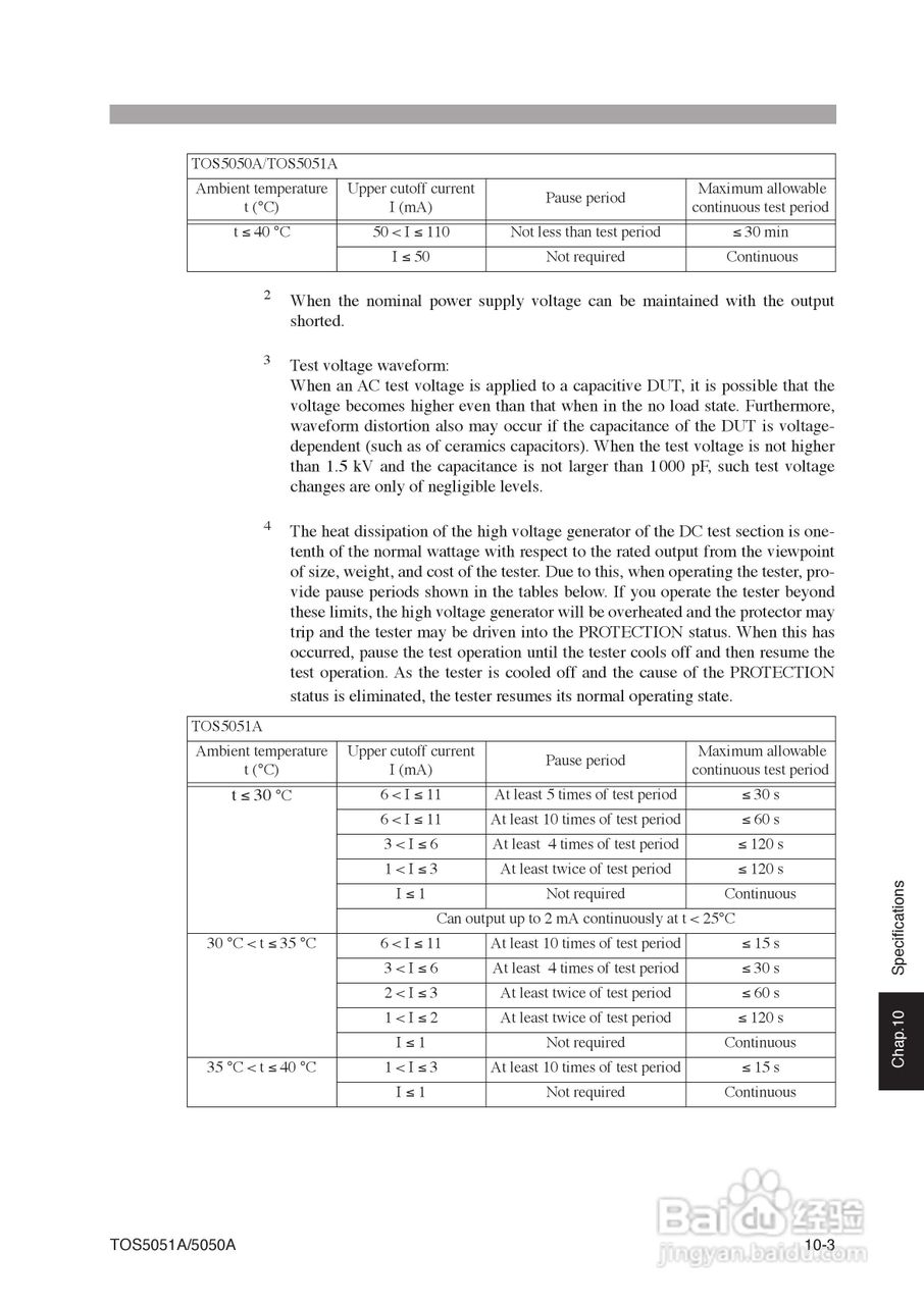 日本菊水TOS5051A/5050A耐压测试仪英文版说明书:[12]
