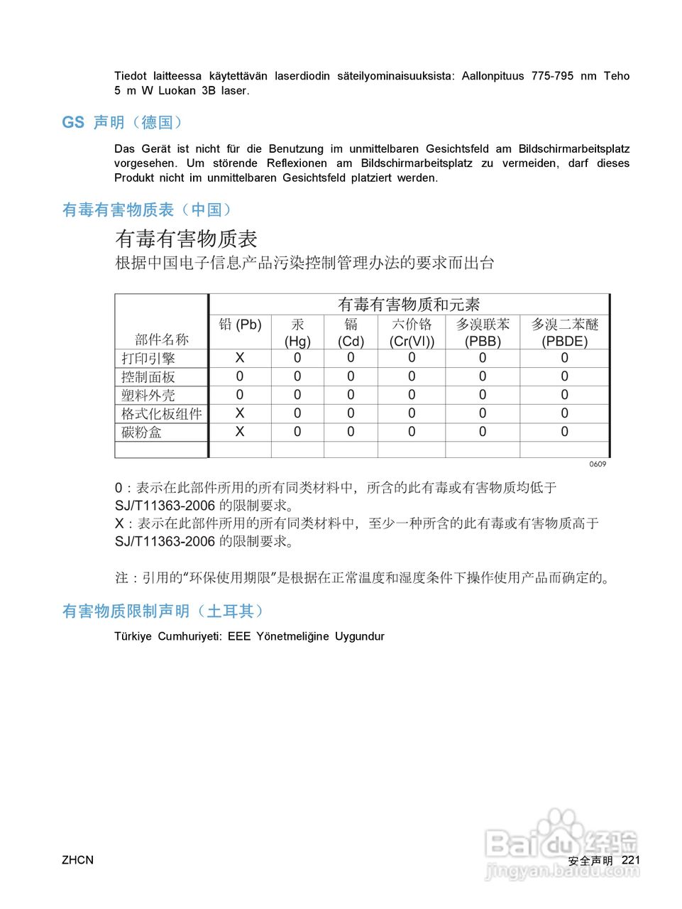 惠普 COLOR LASERJET ENTERPRISE CP5520打印机说明书:[24]