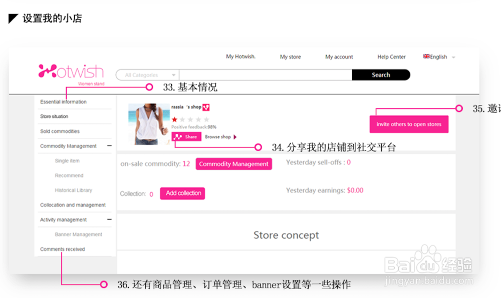 如何在hotwish上开店，跨境电商第一步
