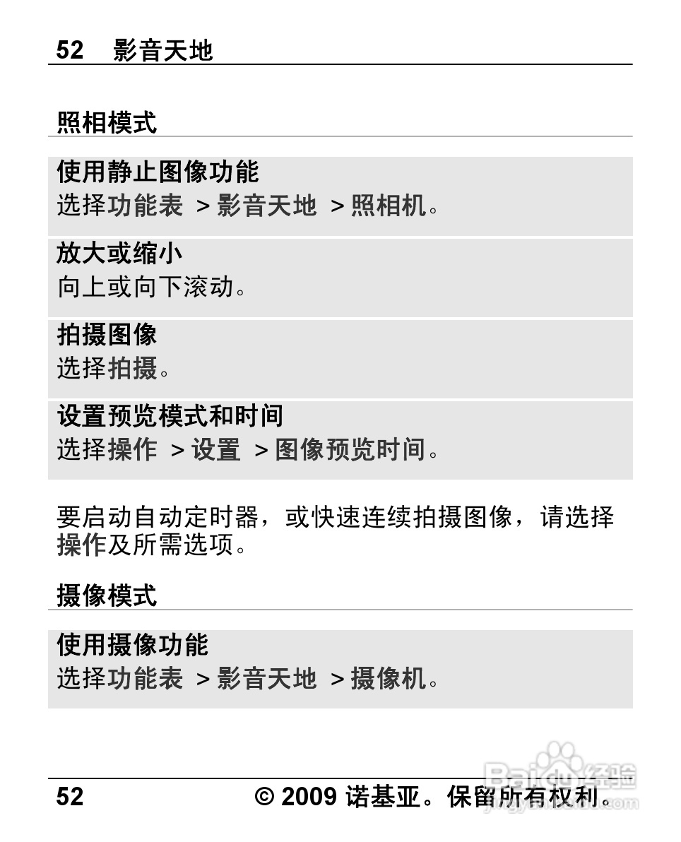 诺基亚 Nokia 2720手机使用说明书:[6]