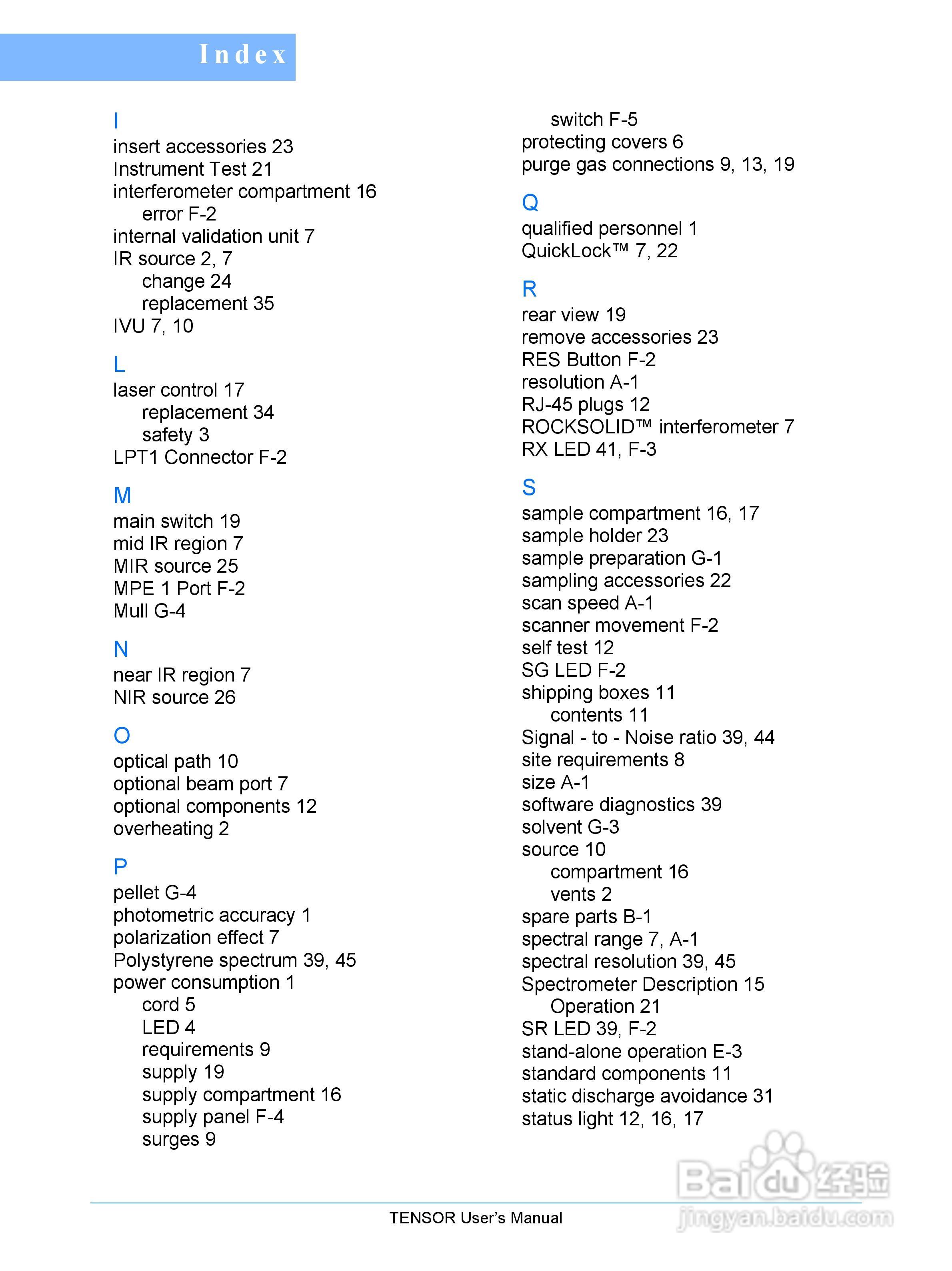布鲁克TENSOR27红外光谱仪使用手册:[8]