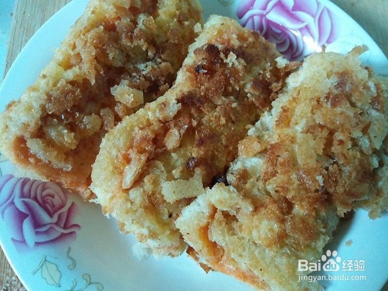 脆皮奶酪茄汁炸土司，不浪费土司边的做法