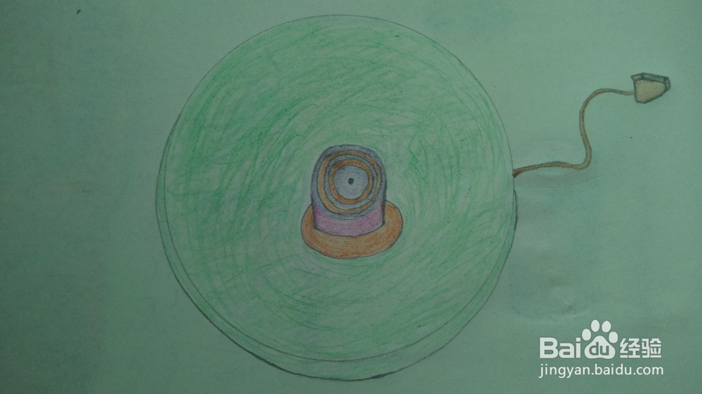 怎样画出电热水壶托盘底座